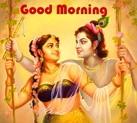 Radha Krishna Good Morning Images Pictures Wallpaper Photo pics HD Download
