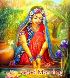HD Radha Krishna Good Morning Images Photo Pics Wallpaper Download For Whatsaap