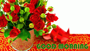 Red Rose Good morning Wishes Images