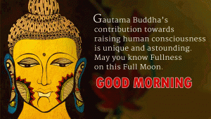 Latest HD Gautam Buddha Good Morning Images 