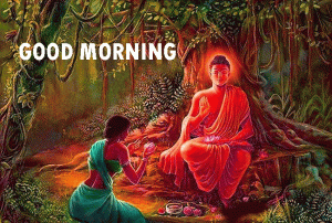 Good Morning Wallpaper With Gautam Buddha 