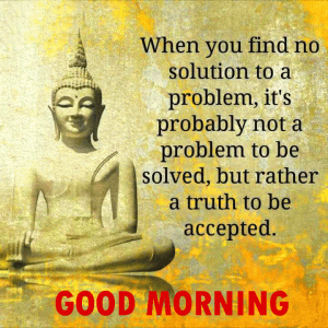 Gautam Buddha Good Morning Photo With Quotes 