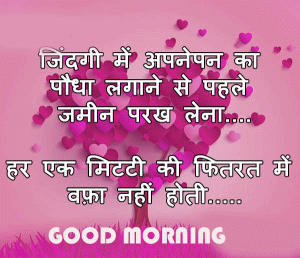 Hindi Quotes Good Morning Photo Pics In HD
