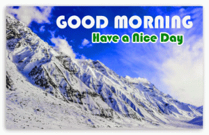 Winter Good Morning Photo Wallpaper Download
