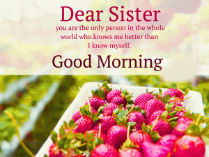 dear Sister Good Morning Wishes Images