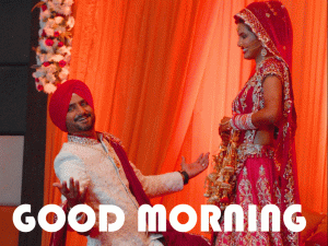 Wedding Couple Good Morning Images Pics Download In HD 