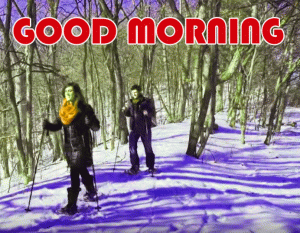Winter Good Morning photo Wallpaper Download