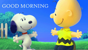 Latest HD Snoopy Good Morning Photo Pictures Download
