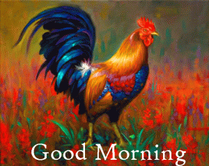 Rooster Good Morning Photo