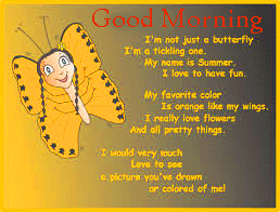 Butterfly Good Morning Photo pictures Free Download