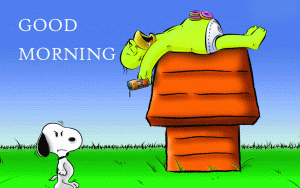Funny Snoopy Good Morning pictures Download