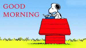 Snoopy fREE Good Morning Pictures Download