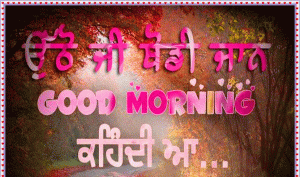 Punjabi Language Good Morning Photo Download 