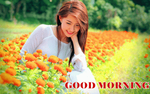 Girl Good Morning Photo Download