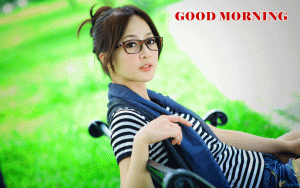 Office Girl Good Morning Photo Pics free Download In HD