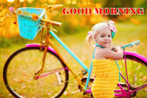 Baby Girls Good morning Photo pics In HD Download 