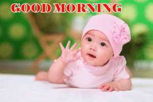 Cute Baby Good Morning Photo Pictures Free Download 