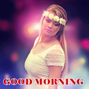Girl Happy Good Morning Photo Pics free Download