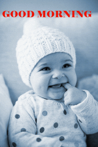Cute Baby Good morning Photo Pics Free Download 