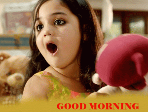 Cute Baby Girls Good morning pictures free Download 
