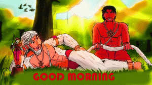 Art Hanuman ji Good Morning Photo Wallpaper Download 