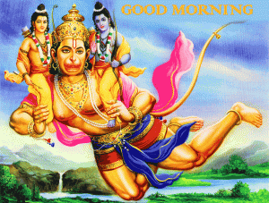 Hanuman Ji Religious Good Morning Wishes Photo Pictures