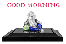 Lord Ganesha Religious Good Morning Wishes Photo