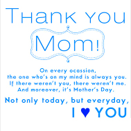 Thank You Images Pics For Mom With Quotes