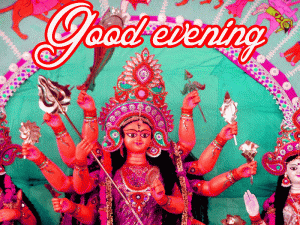 Good Evening Images Photo Wallpaper With Maa Durga