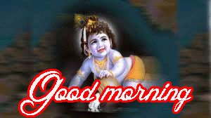 Hindu God Religious God Good Morning Images Wallpaper Download With Bal Krishna