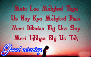  Good Evening Hindi Shayari Images Photo Wallpaper Download