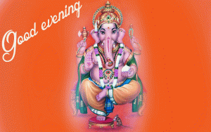 Gud Evening Images Pictures With lord Ganesha