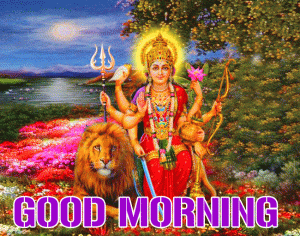 Jai Mata Di / Maa Durga Good Morning Images Photo Wallpaper Pics
