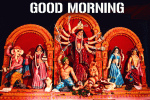 Jai Mata Di / Maa Durga Good Morning Wishes Images Pics Wallpaper HD