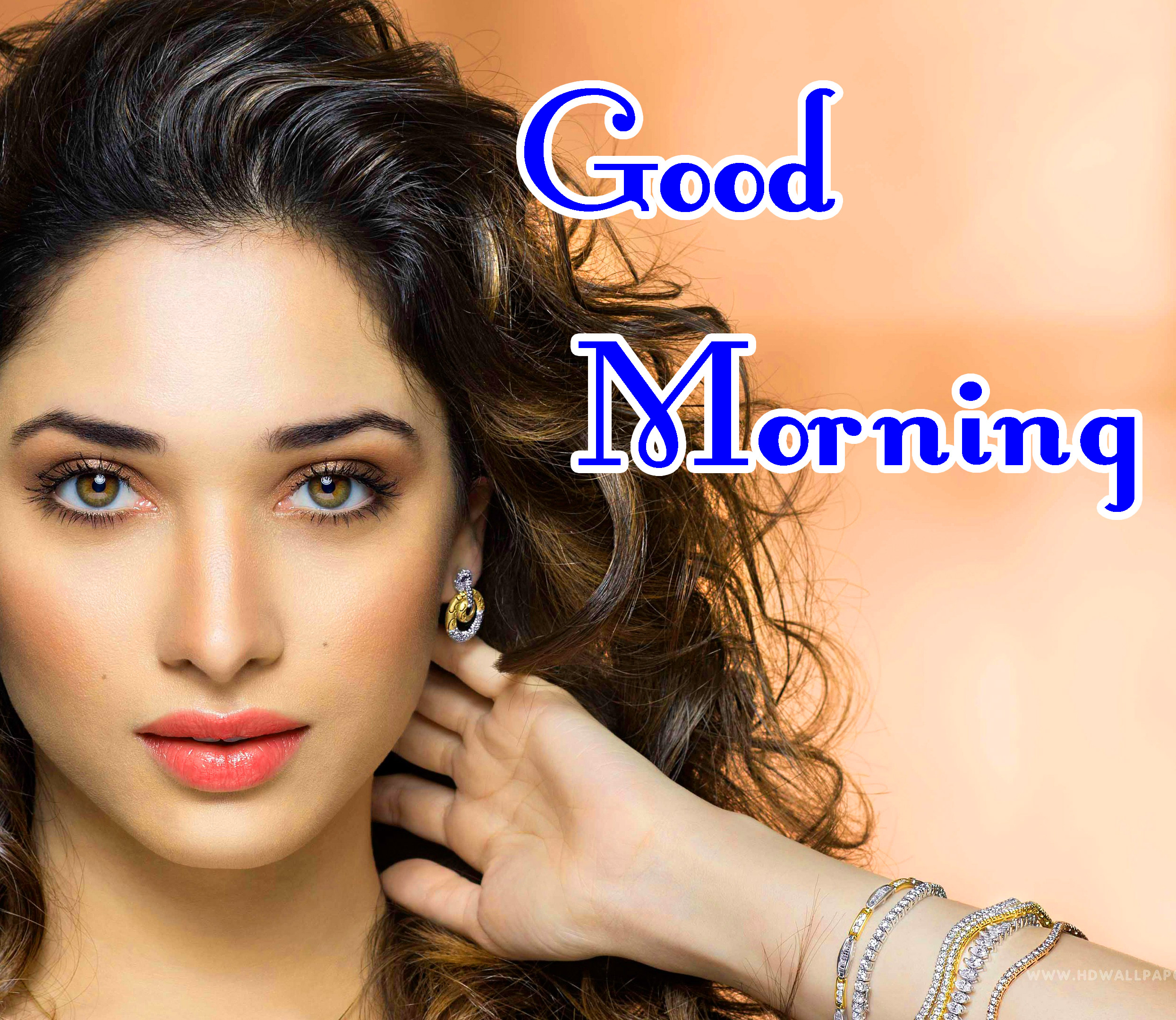 Most Beautiful Girl In the World Good Morning photo for Facebook