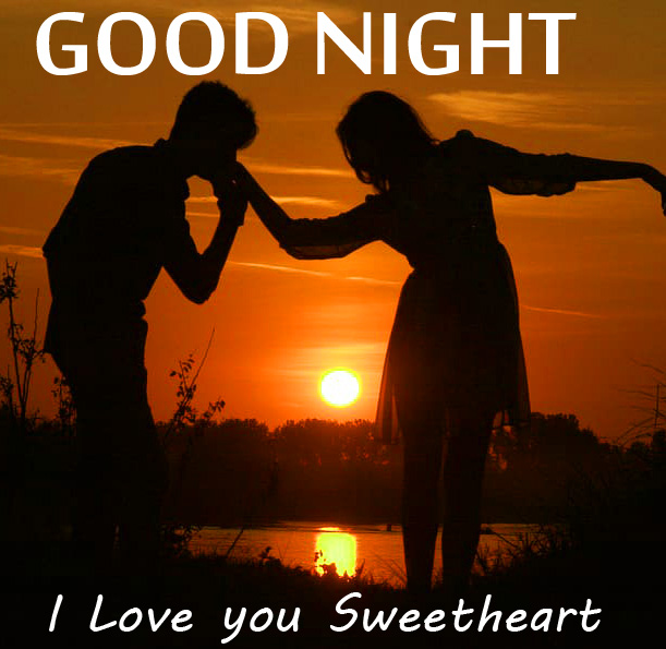 Romantic Lover good night Wallpaper Pics