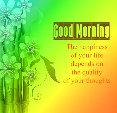 Good morning thought Wallpaper Free Download 