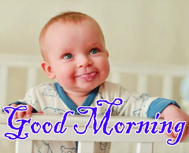 Cute Baby Funny Good Morning Wishes Images 