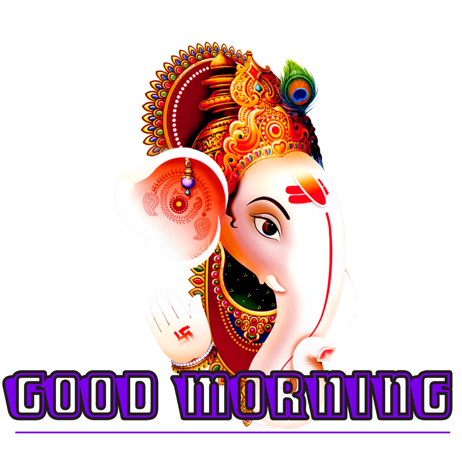 Ganesha good morning Pics Free Download 