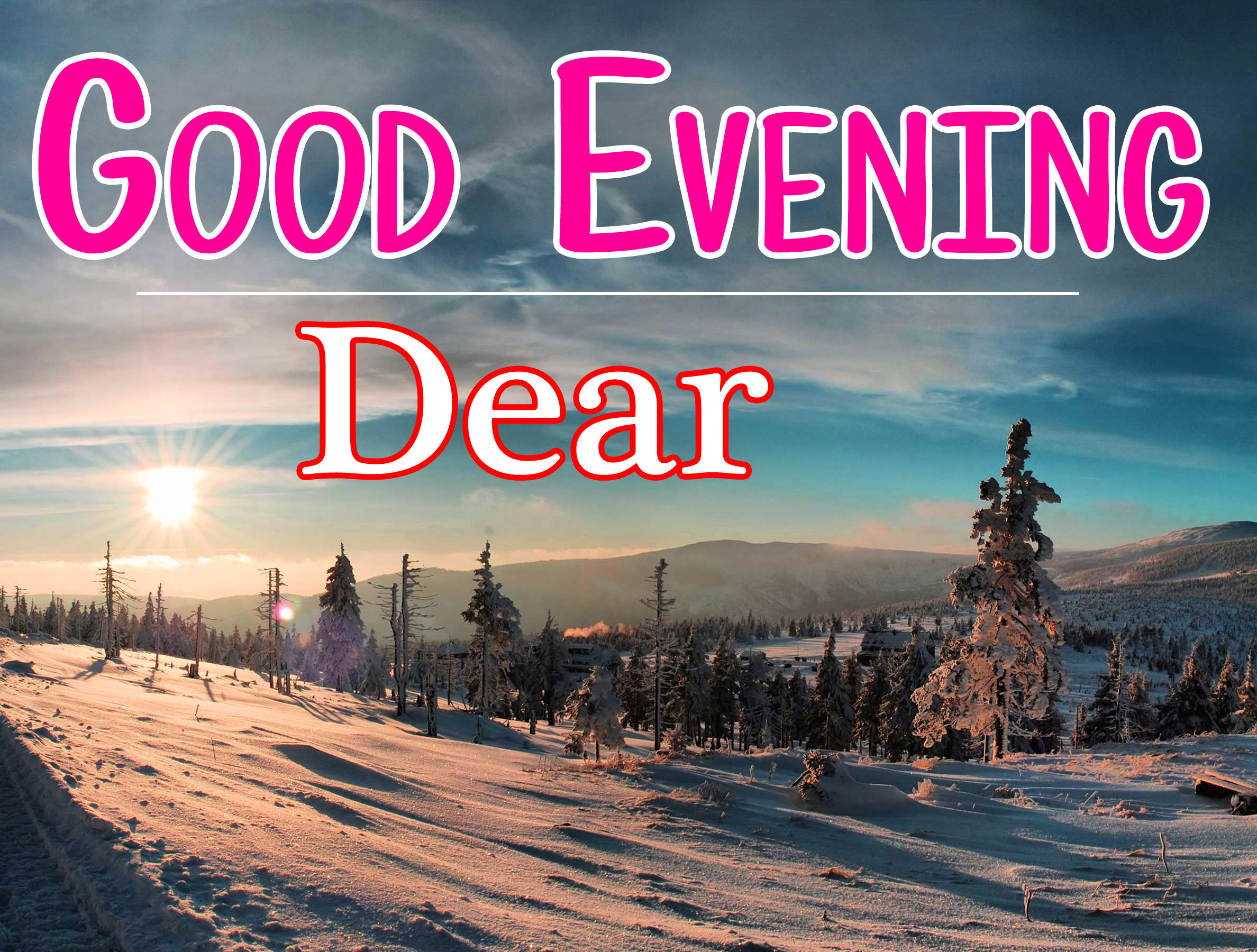 Free Good Evening Wishes Wallpaper Download 