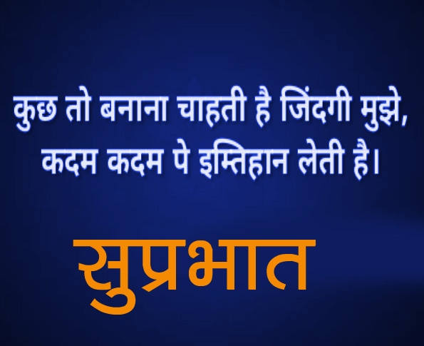 Hindi Good Morning Quotes Images 7