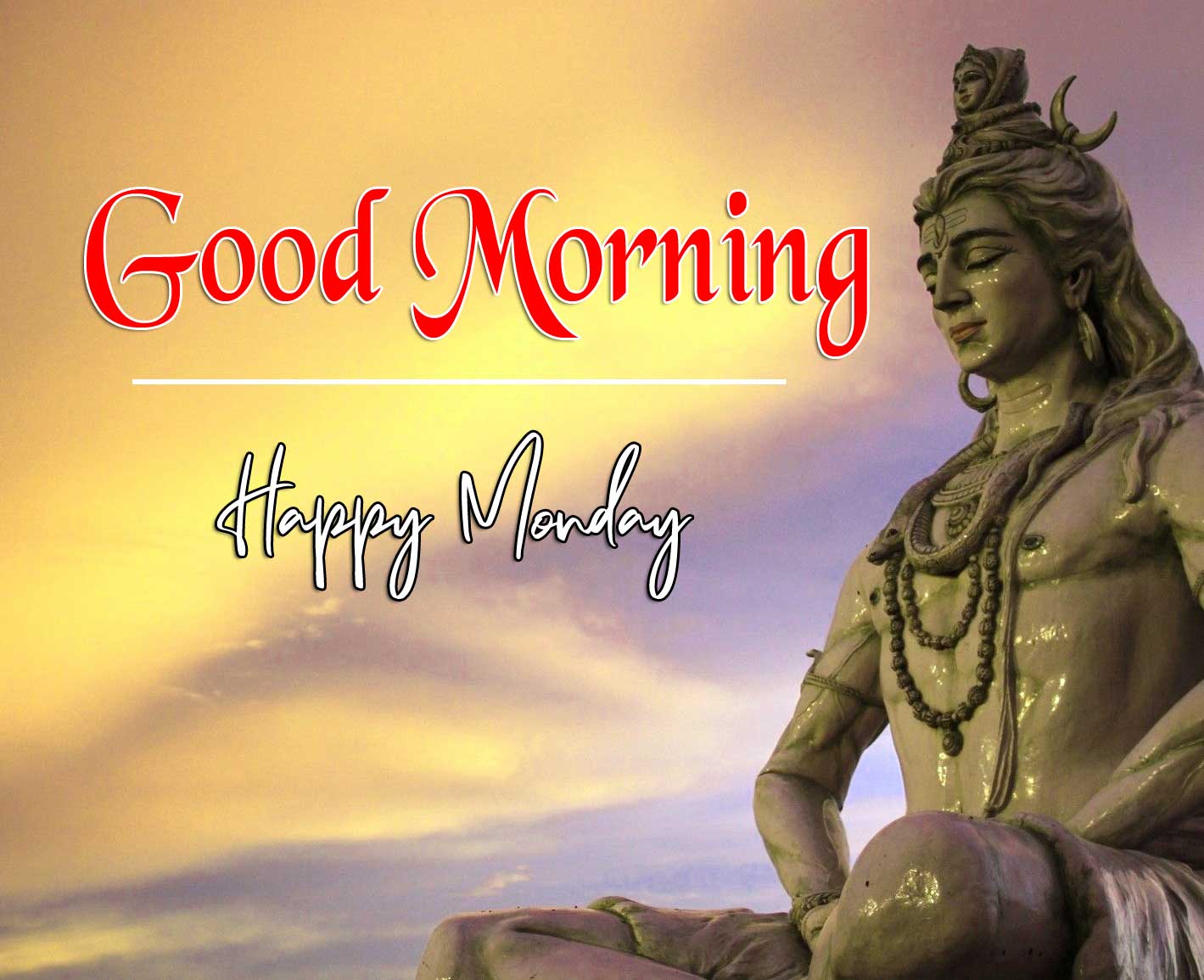 316+ Monday Good Morning Images With Lord Shiva HD Download