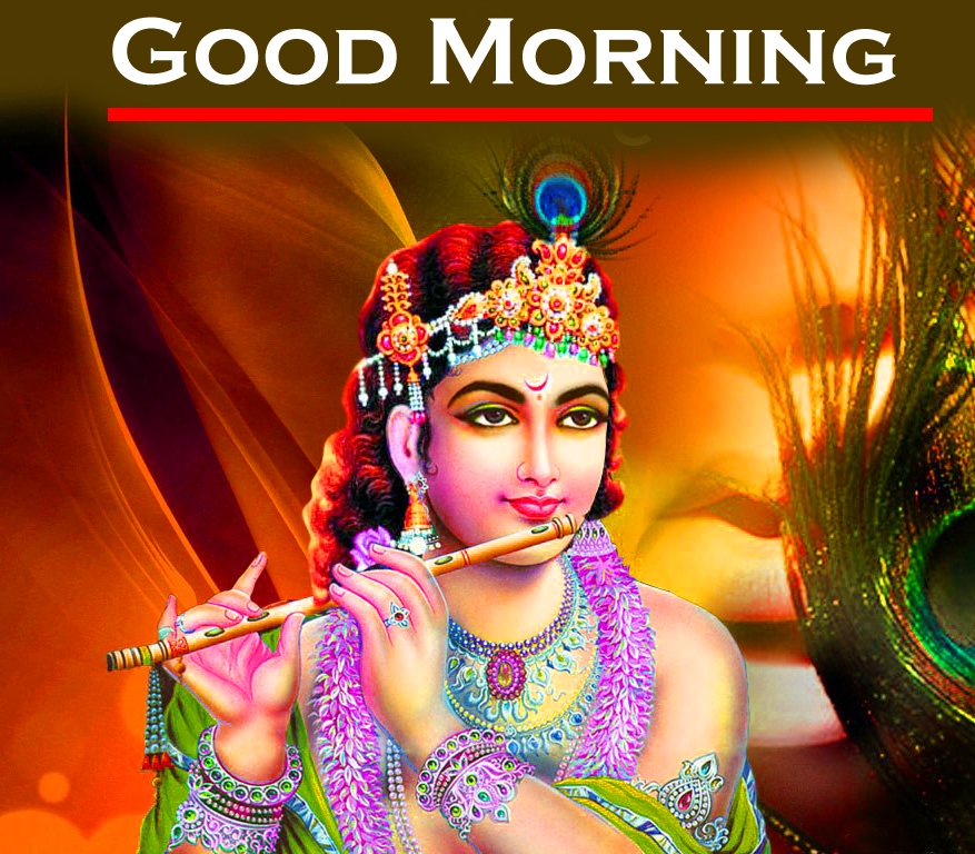 God Good Morning Images Photo With Krishna 