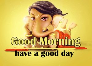 Lord Ganesha Good Morning Wallpaper Art Photo Download 