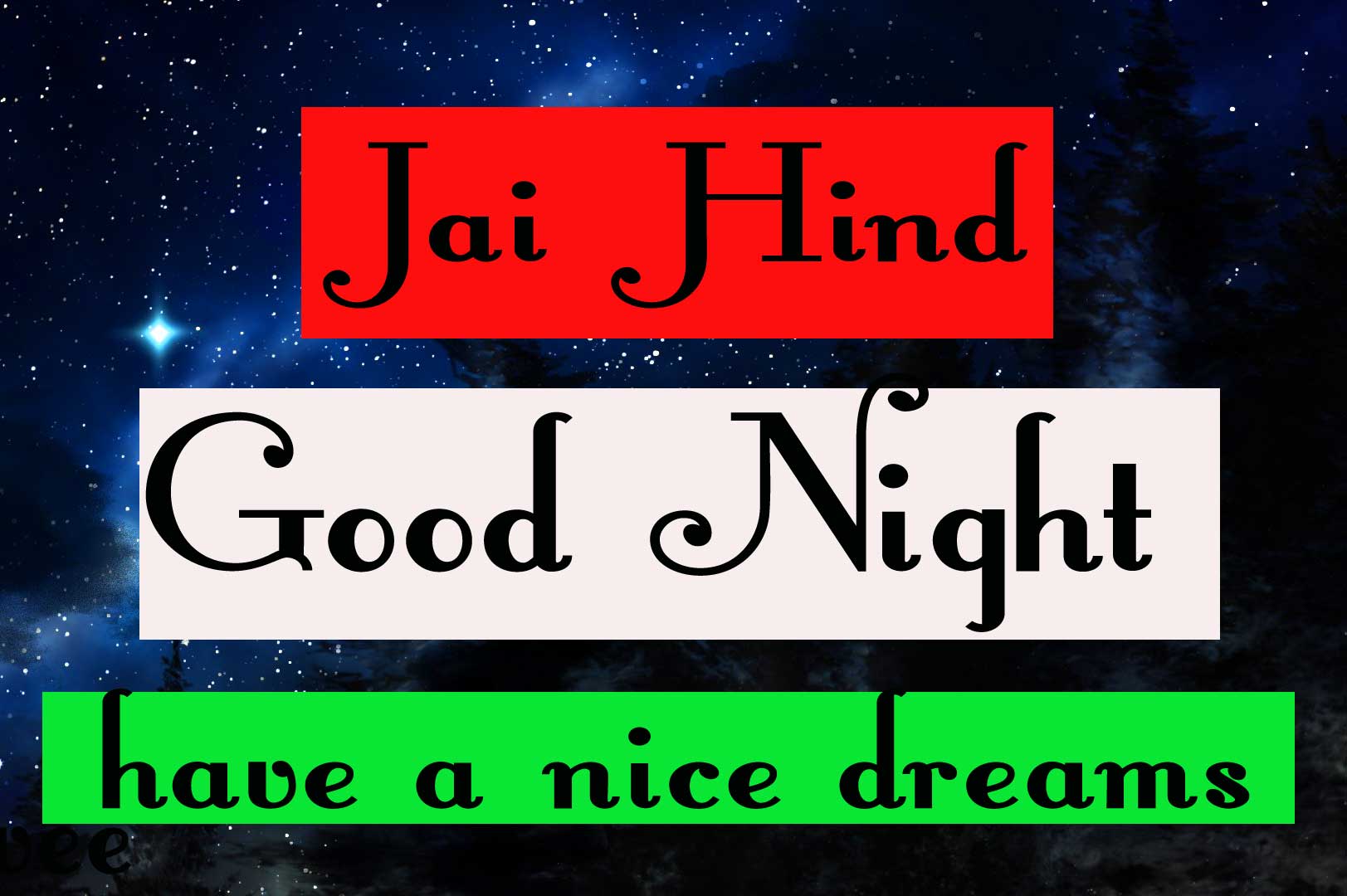 good night images for girlfriend Pics Photo With Jai Hindi