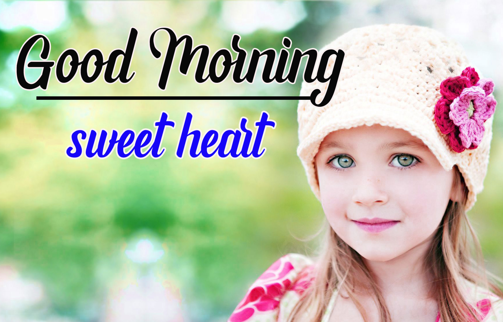 Cute Baby Good Morning Photo Download 