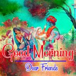 Radha Krishna Good Morning Wallpaper Free