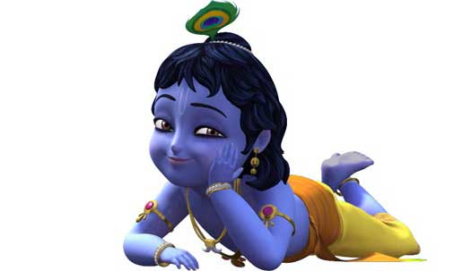 cartoon Images Pics With Krishna