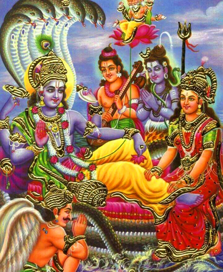 Vishnu JI & Laxmi JI ki Photo Download 