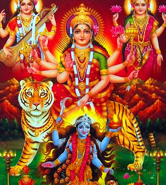 1080p Maa Durga Wallpaper Free
